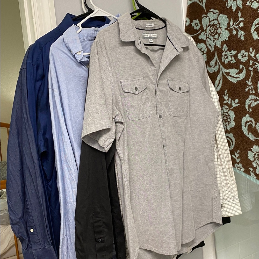 Bundle of Six men’s dress shirts